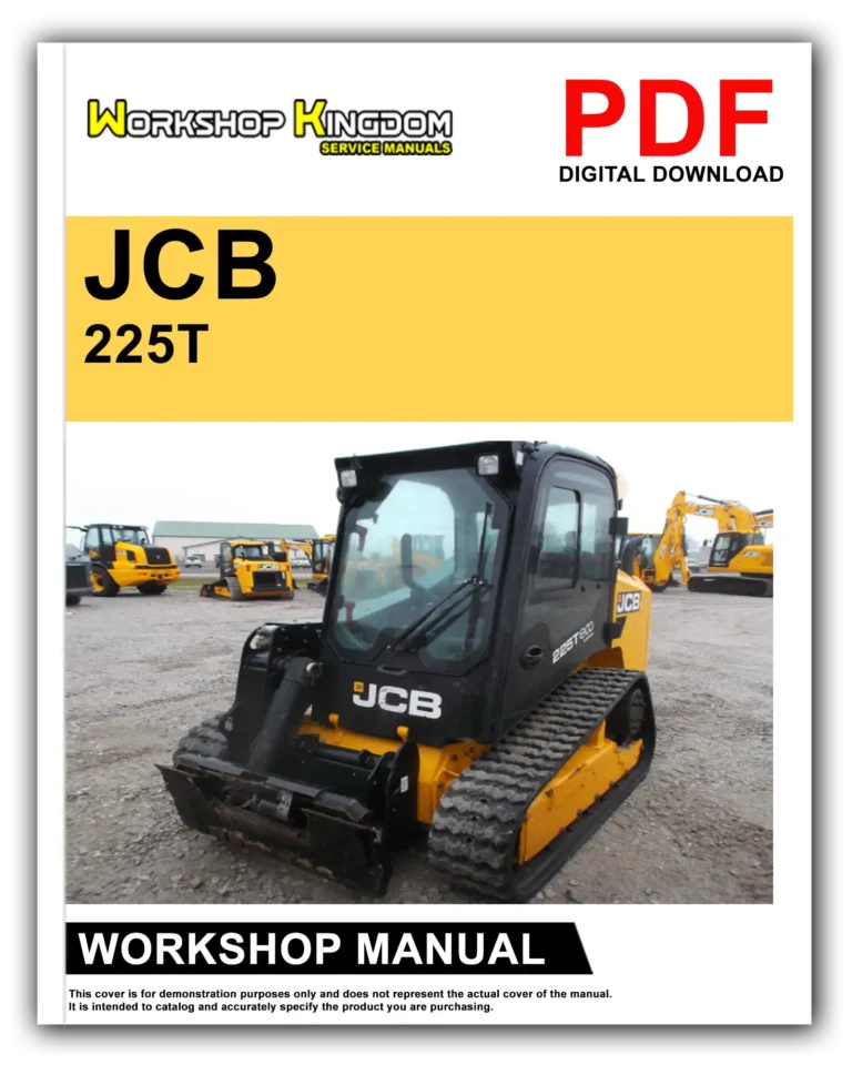 JCB SKIDSTEER LOADER 225T 250 250T 260 260T 270 270T 280 300 300T 320T 325T 330 Workshop Repair Service Manual – English – PDF Download