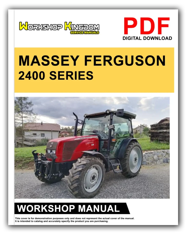 MASSEY FERGUSON 2400 Workshop Repair Service Manual – English – PDF Download