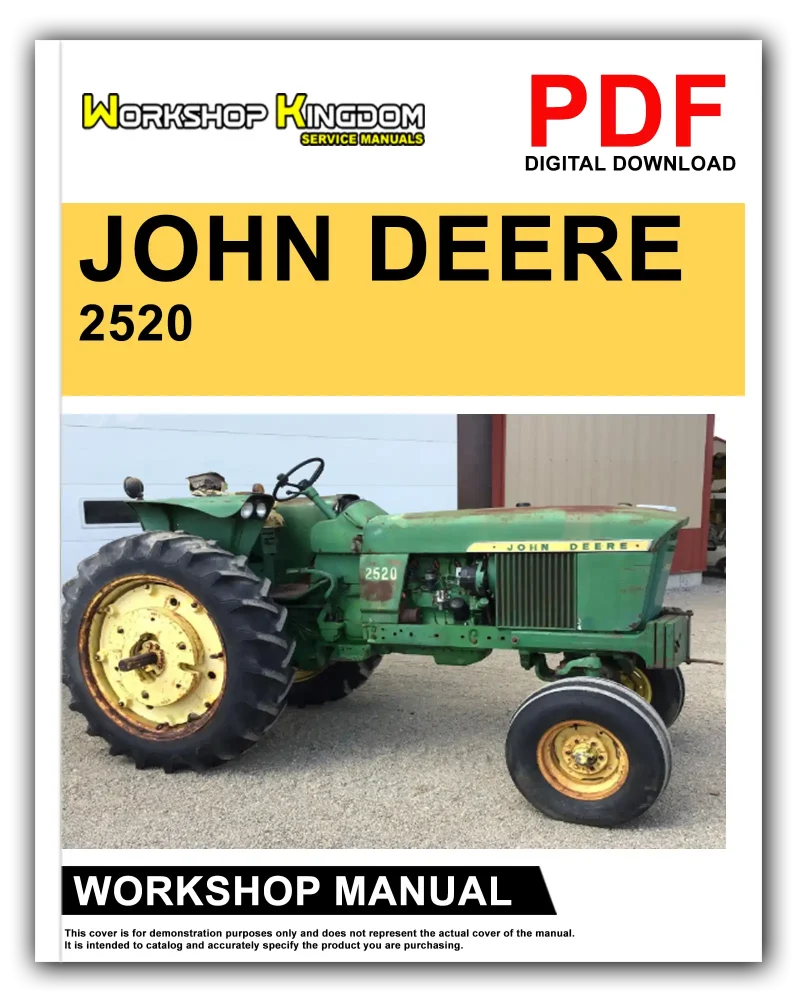 JOHN DEERE 2520 Workshop Repair Service Manual