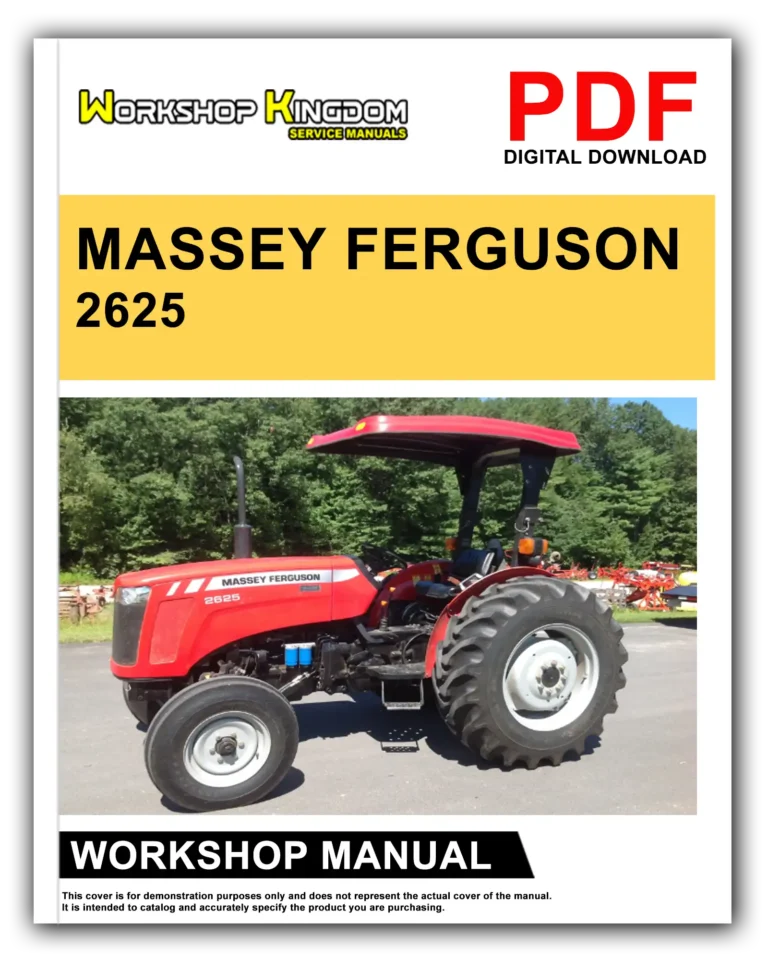 MASSEY FERGUSON 2625 Workshop Repair Service Manual – English – PDF Download