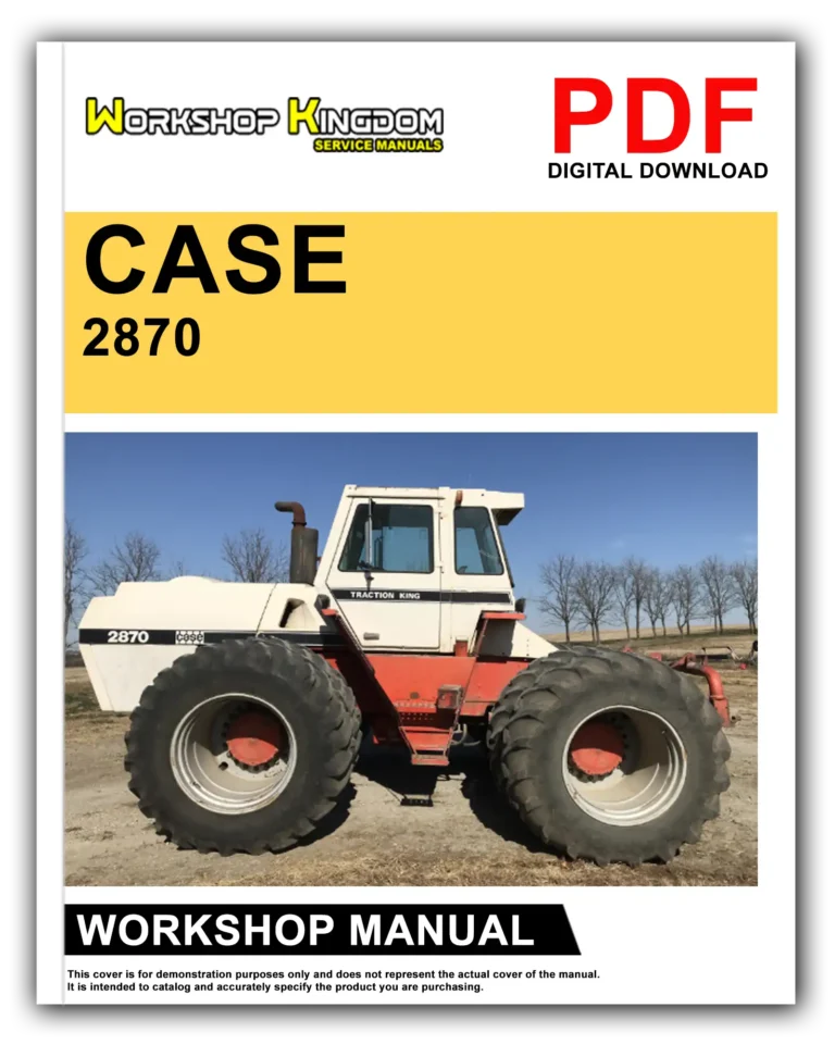 CASE 2870 Workshop Repair Service Manual – English – PDF Download