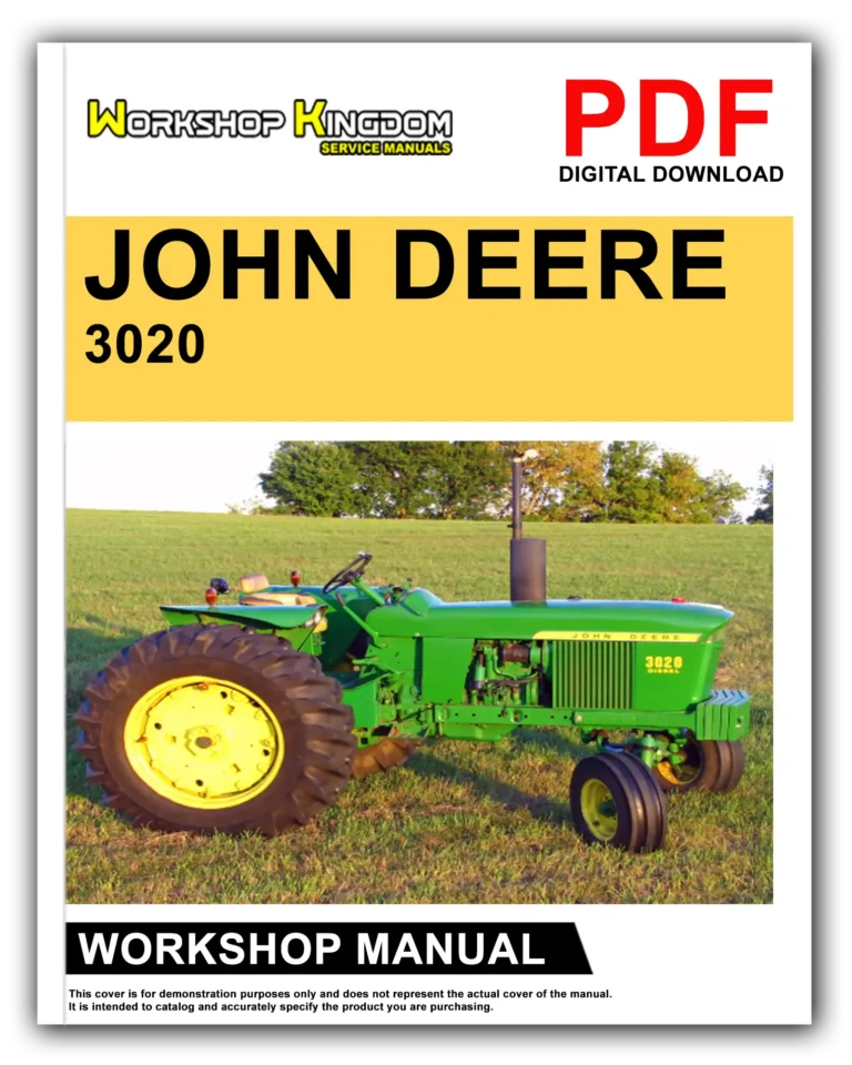 JOHN DEERE 3020 Workshop Repair Service Manual – English – PDF Download