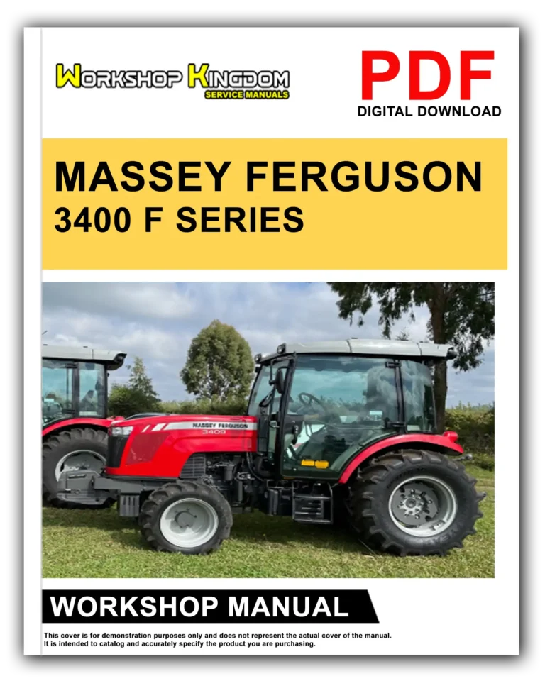 MASSEY FERGUSON 3400 F SERIES Workshop Repair Service Manual – English – PDF Download