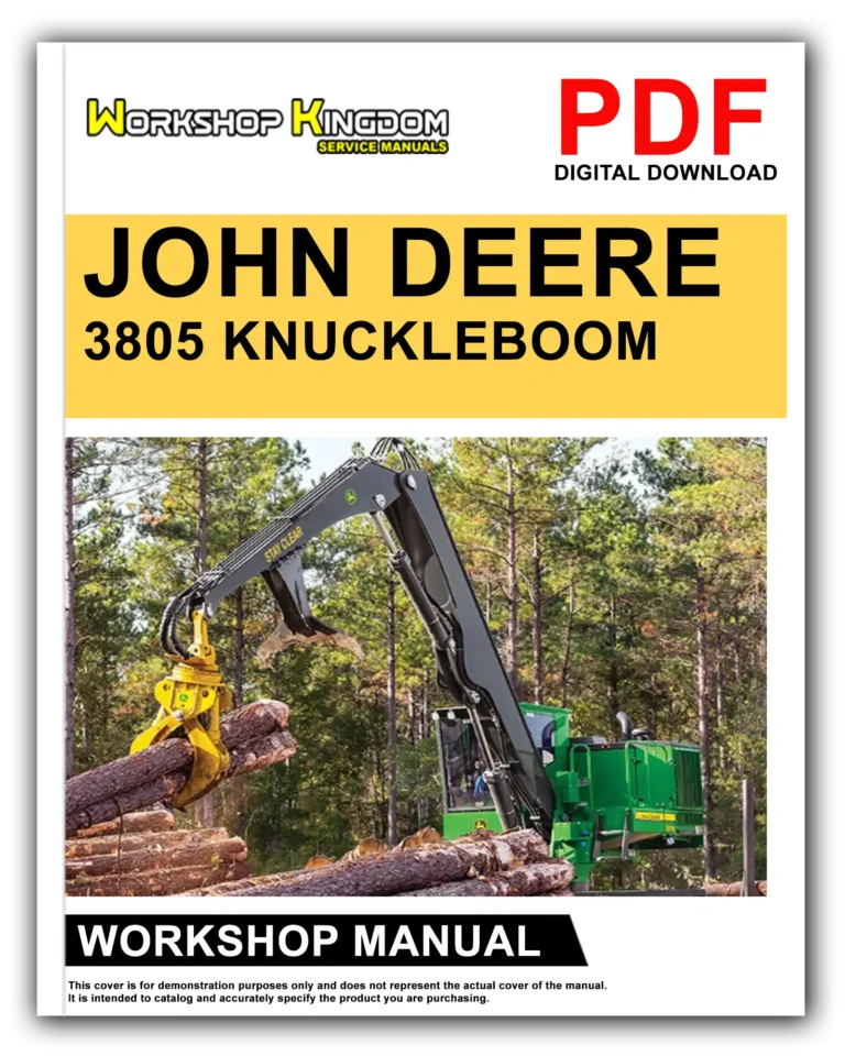 JOHN DEERE 3805 3807 Workshop Repair Service Manual – English – PDF Download