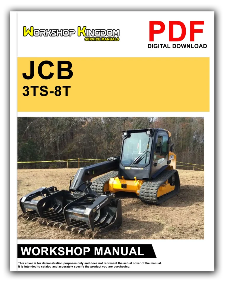 JCB SKIDSTEER 3TS-8T 3TS-8W Workshop Repair Service Manual – English – PDF Download