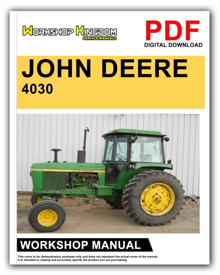 JOHN DEERE 4030 Workshop Repair Service Manual – English – PDF Download