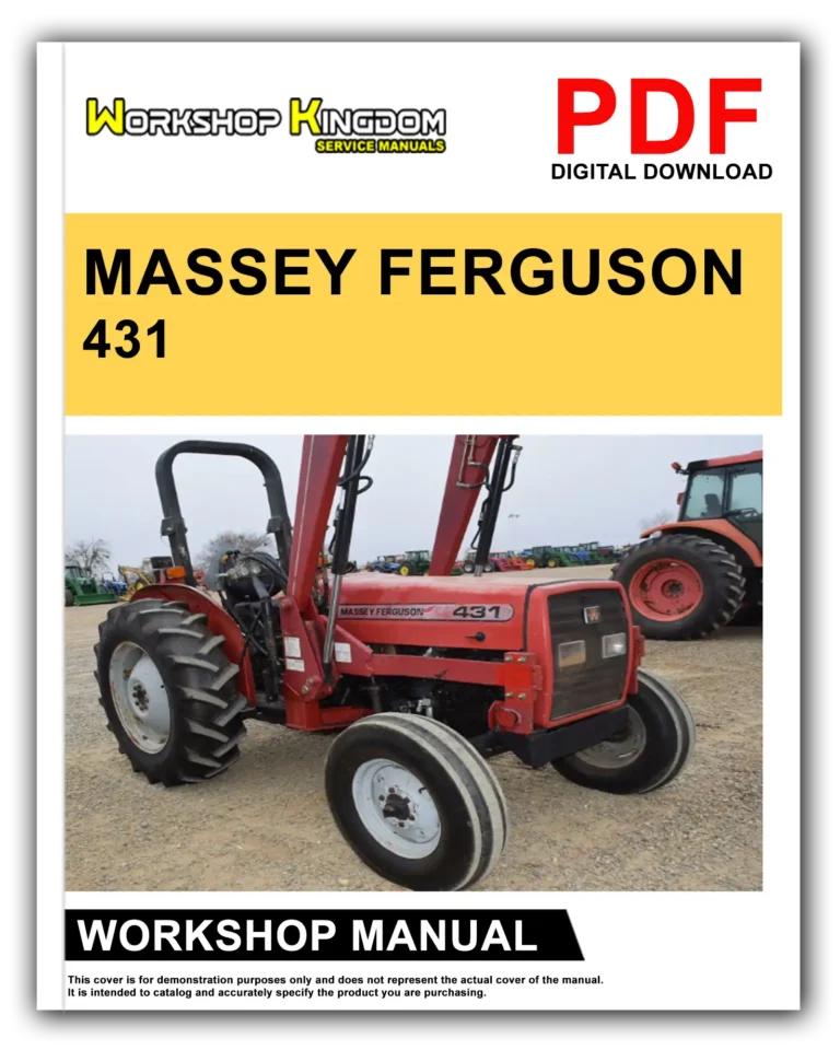 MASSEY FERGUSON 431 461 Workshop Repair Service Manual – English – PDF Download