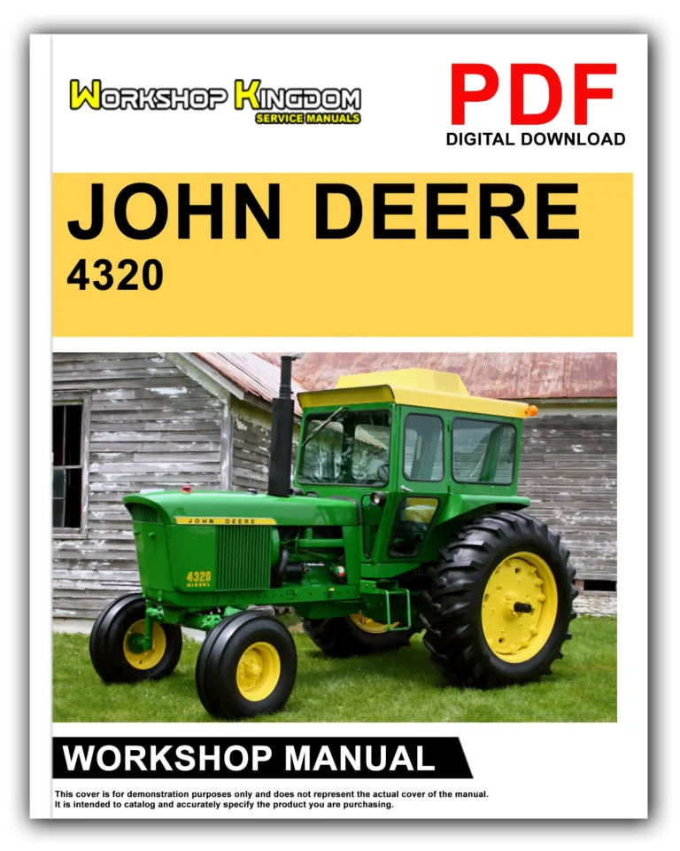 JOHN DEERE 4320 Workshop Repair Service Manual – English – PDF Download