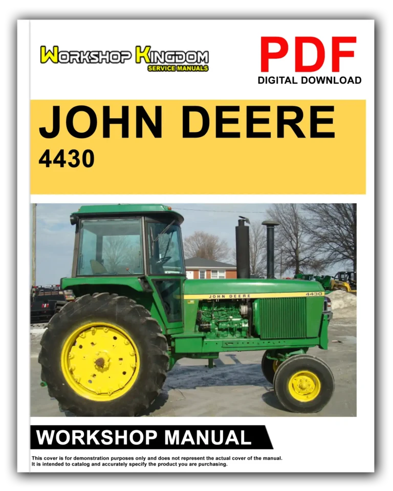 JOHN DEERE 4430 Workshop Repair Service Manual – English – PDF Download