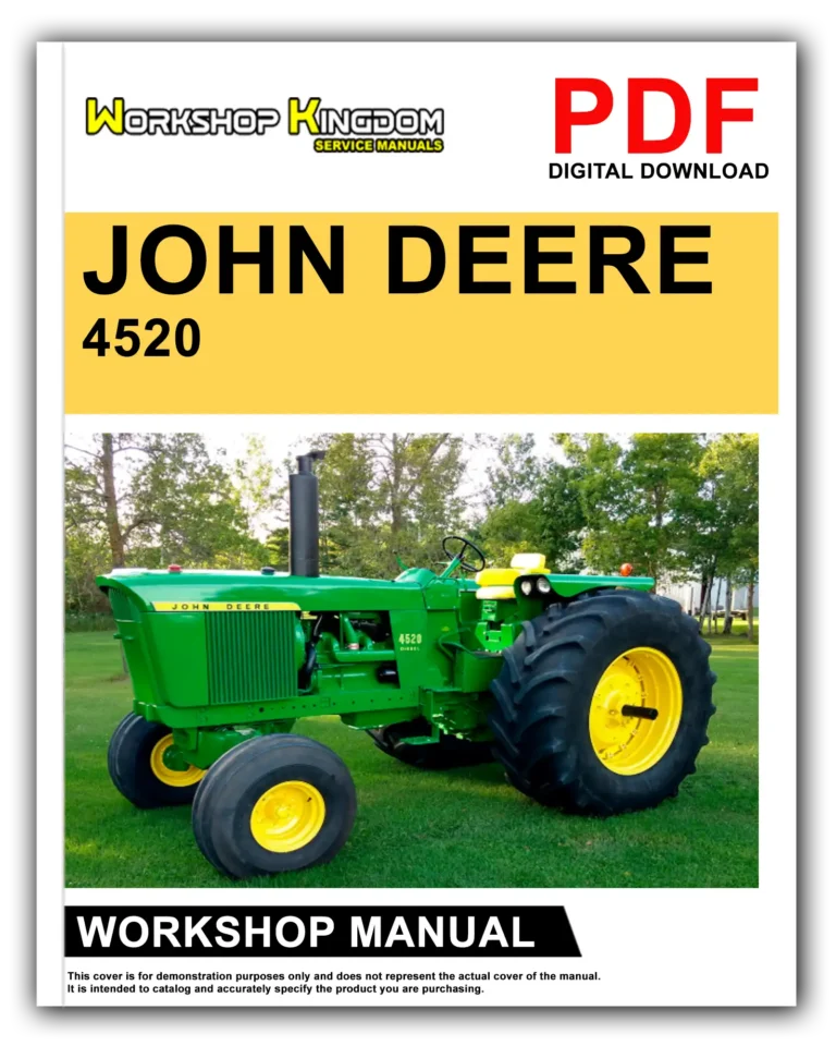 JOHN DEERE 4520 Workshop Repair Service Manual – English – PDF Download