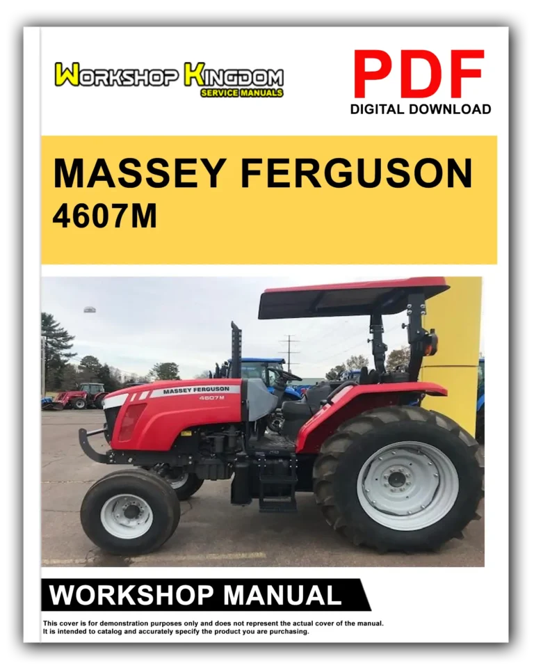 MASSEY FERGUSON 4607M 4609M 4610M 4610M HC Workshop Repair Service Manual – English – PDF Download