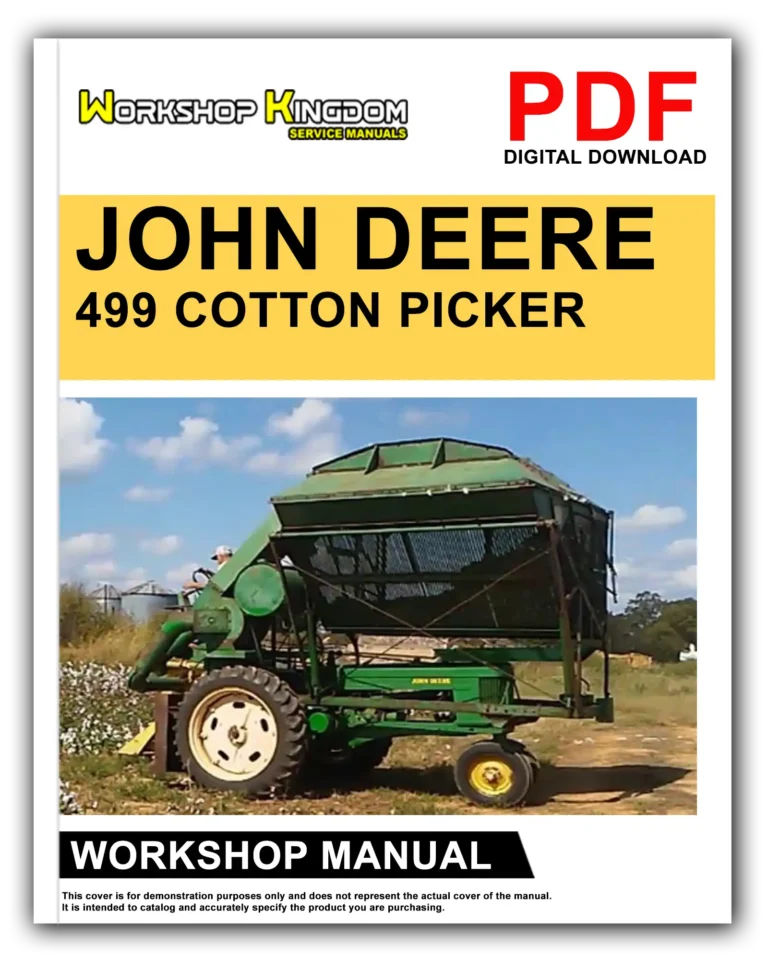 JOHN DEERE 499 Workshop Repair Service Manual – English – PDF Download