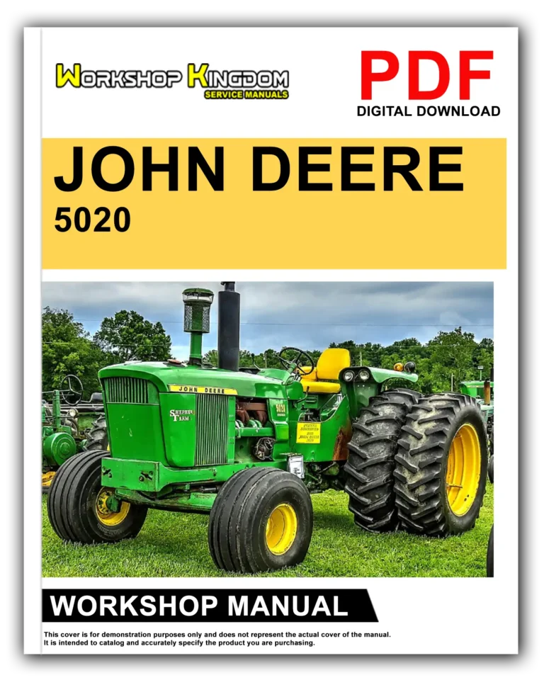 JOHN DEERE 5020 Workshop Repair Service Manual – English – PDF Download