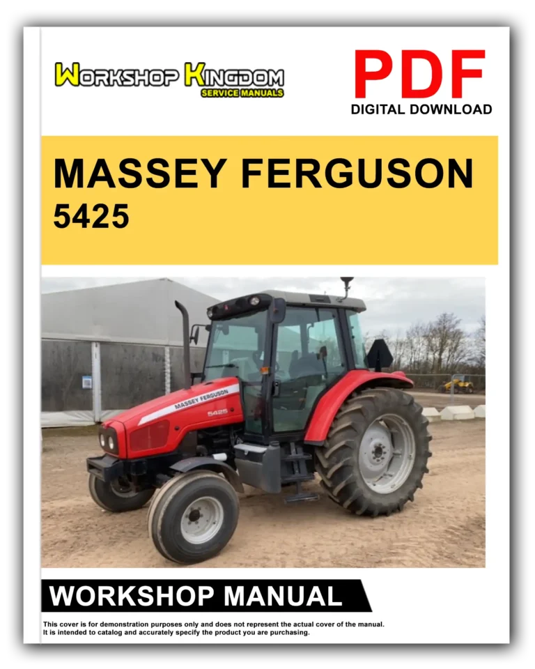 MASSEY FERGUSON 5425 5435 5445 5455 5460 5465 5470 5475 5480 Workshop Repair Service Manual – English – PDF Download