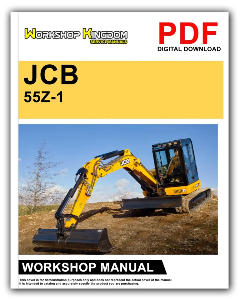 JCB 55Z-1 57C-1P Workshop Repair Service Manual – English – PDF Download