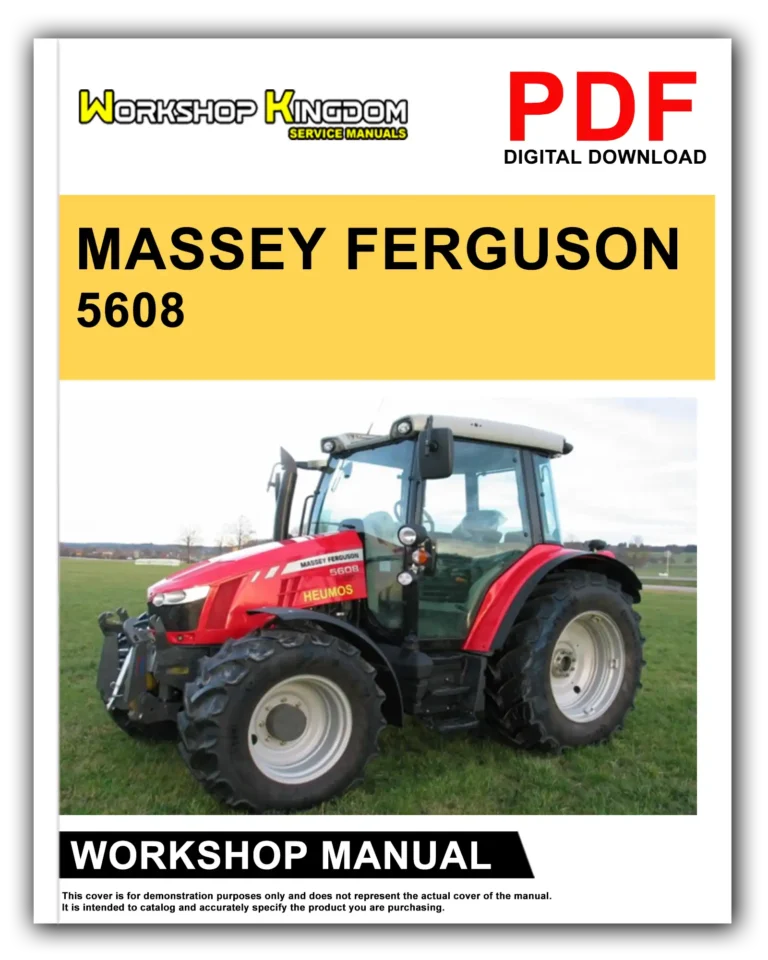 MASSEY FERGUSON 5608 5609 5610 5611 5612 5613 Workshop Repair Service Manual – English – PDF Download