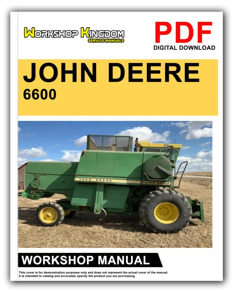 JOHN DEERE 6600 Side Hill 6600 7700 Workshop Repair Service Manual – English – PDF Download