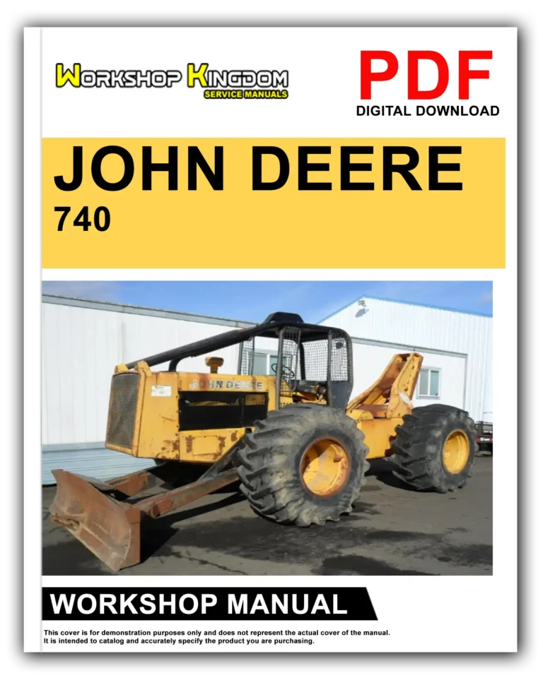 JOHN DEERE 740 Workshop Repair Service Manual – English – PDF Download