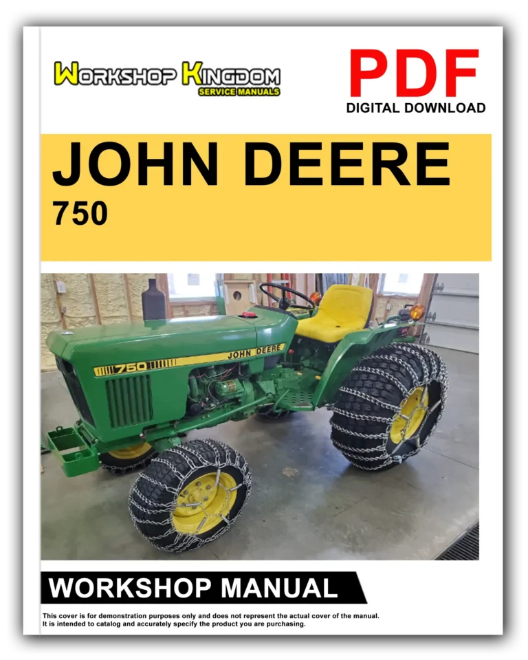 JOHN DEERE 700 750 Workshop Repair Service Manual – English – PDF Download