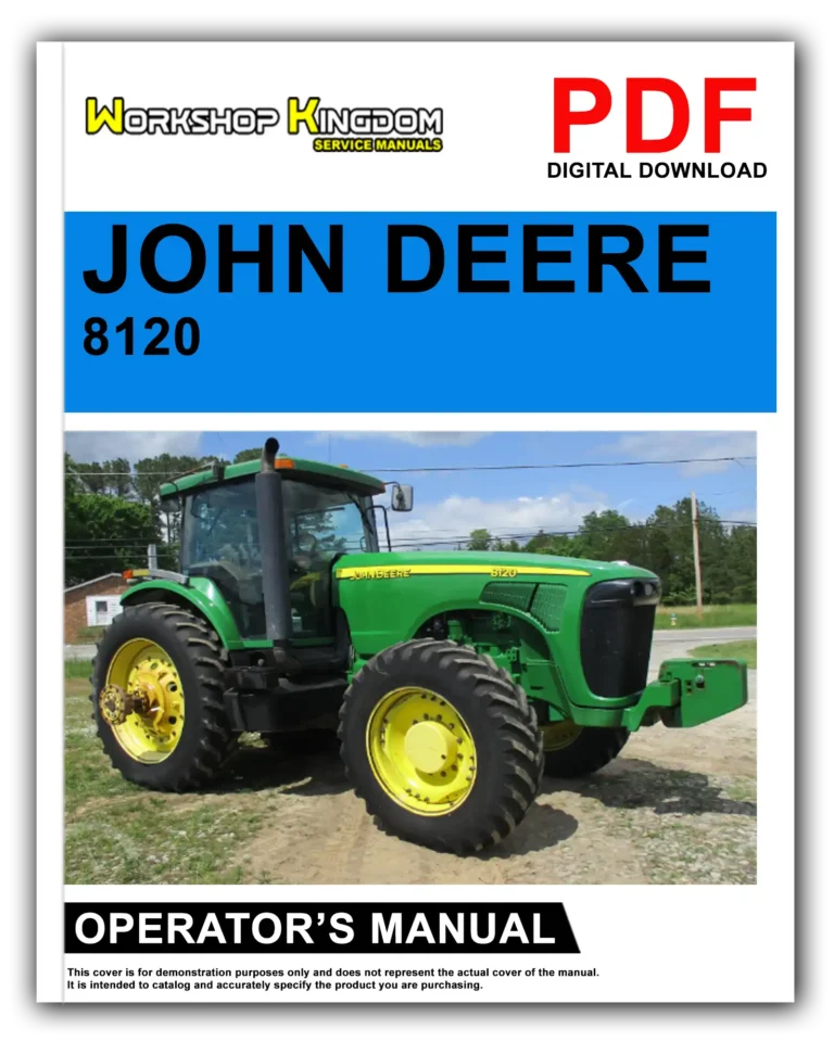 JOHN DEERE 8120 8220 8320 8420 8520 Operator’s Manual – English – PDF Download