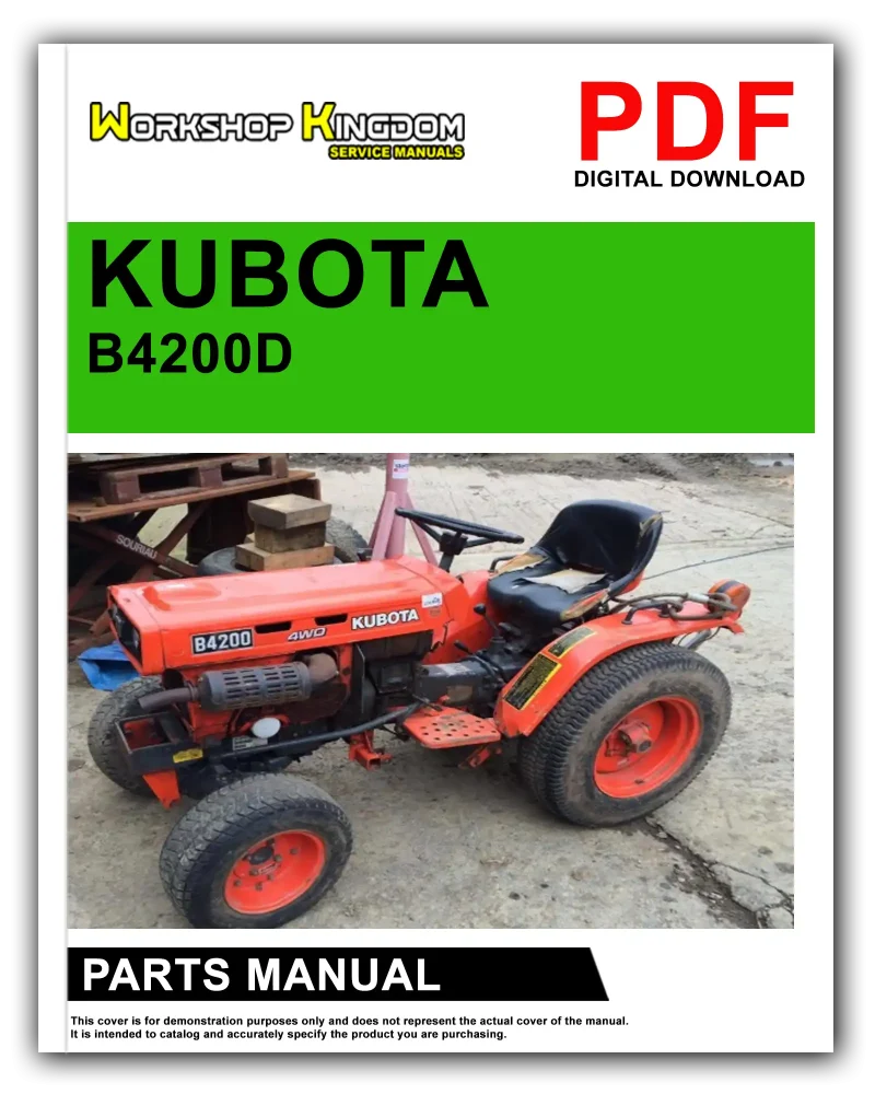 KUBOTA B4200D Spare Parts Catalogue