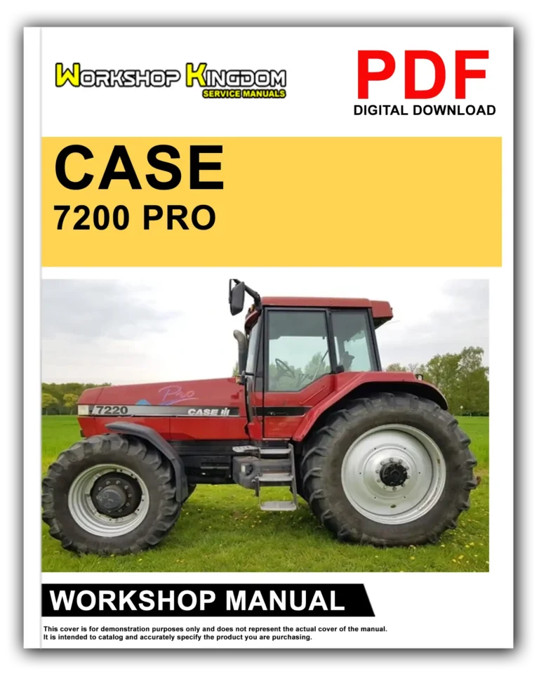 CASE 7200 PRO 8900 SERIES Workshop Repair Service Manual – English – PDF Download