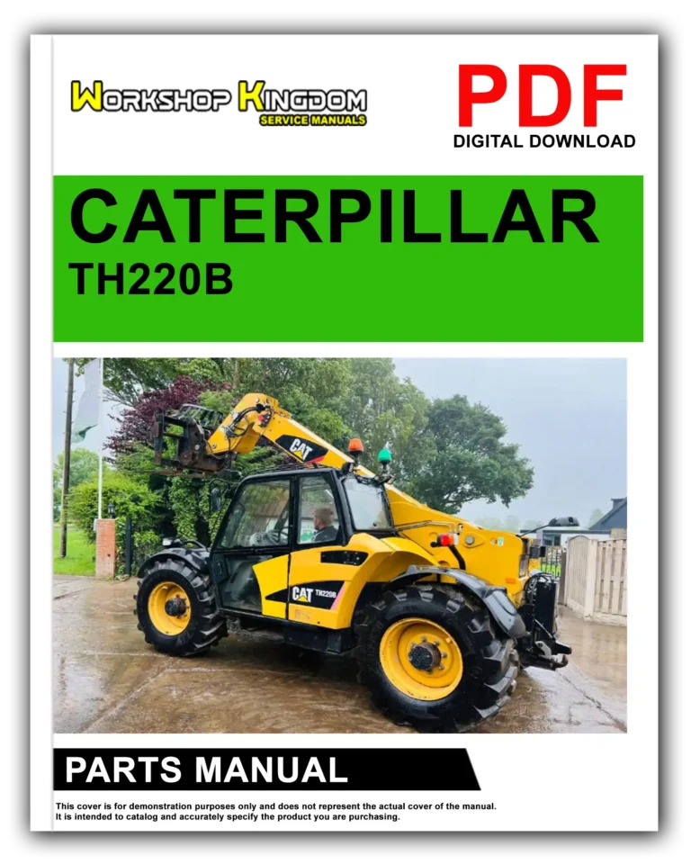 CATERPILLAR TH220B Spare Parts Catalogue Manual – English – PDF Download