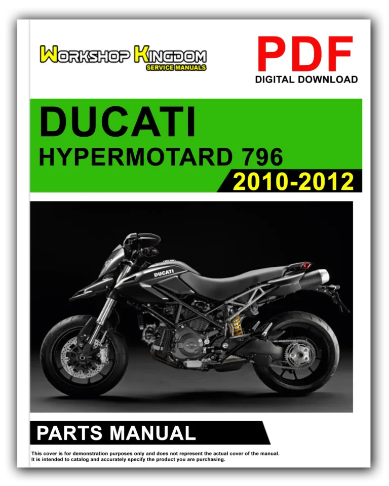 DUCATI HYPERMOTARD 796 (2010-2012) Spare Parts Catalogue Manual – English – PDF Download