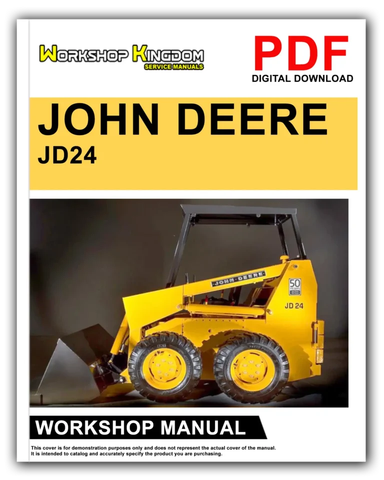 JOHN DEERE JD24 Workshop Repair Service Manual – English – PDF Download