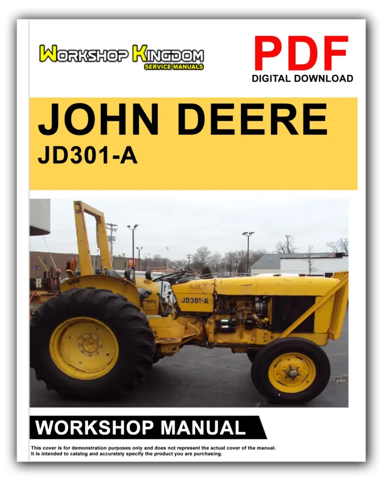 JOHN DEERE JD301-A Workshop Repair Service Manual – English – PDF Download