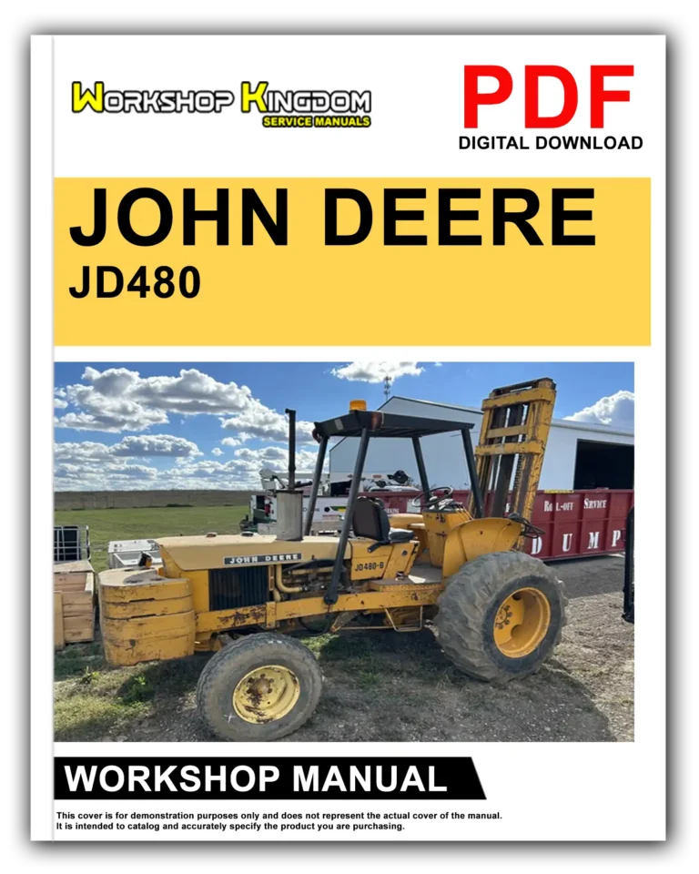 JOHN DEERE JD480 Workshop Repair Service Manual – English – PDF Download