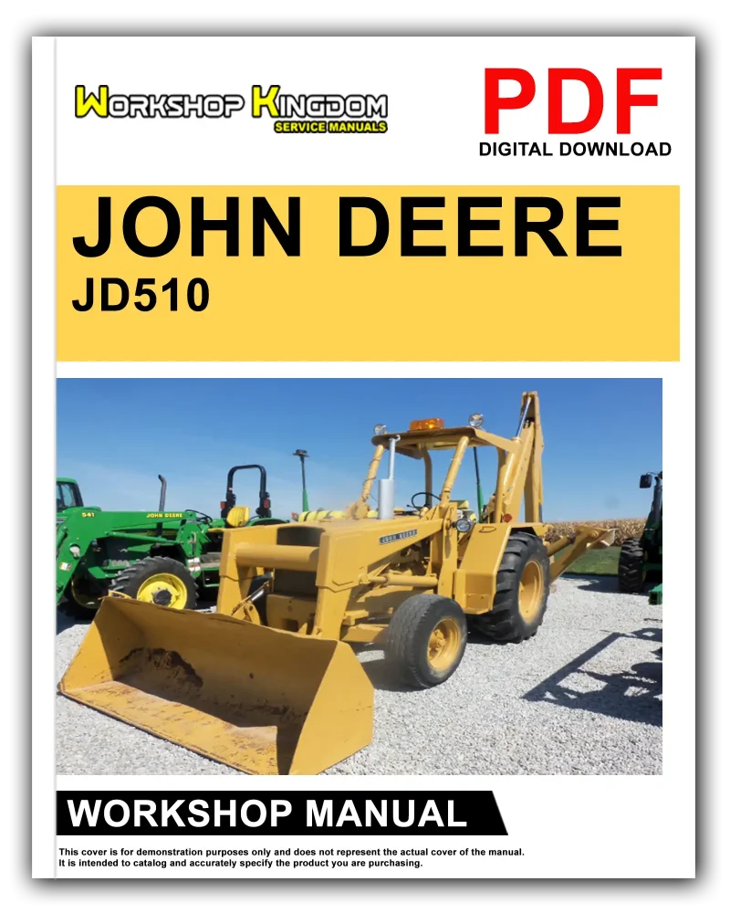 JOHN DEERE JD510 Workshop Manual