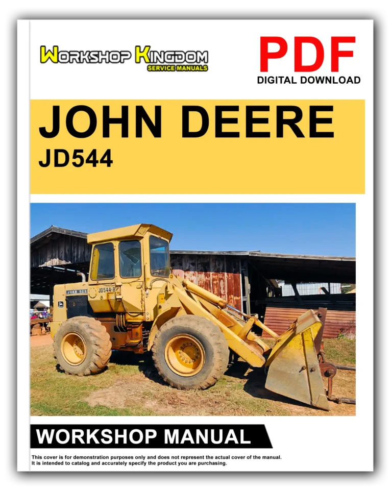 JOHN DEERE JD544 JD544A Workshop Repair Service Manual – English – PDF Download
