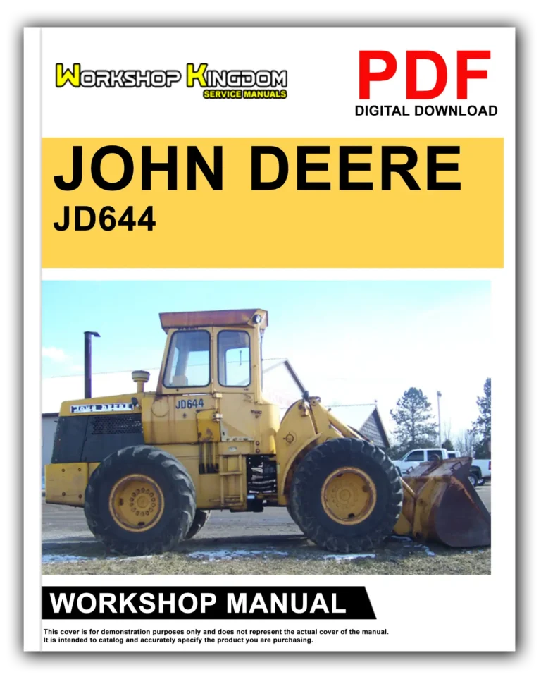 JOHN DEERE JD644 JD644-A Workshop Repair Service Manual – English – PDF Download