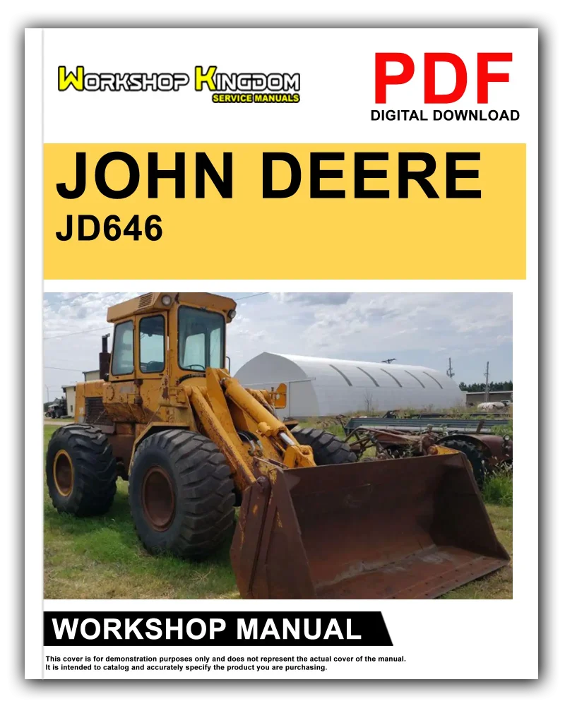 JOHN DEERE JD646 Workshop Manual