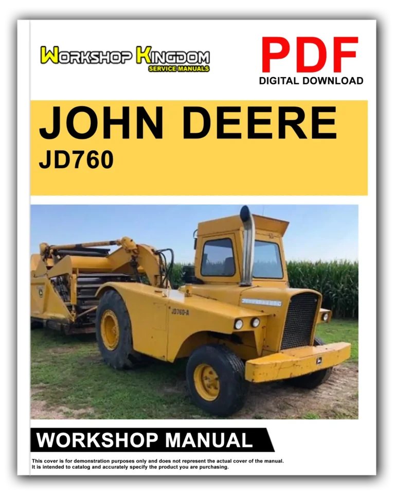 JOHN DEERE JD760 Workshop Repair Service Manual – English – PDF Download