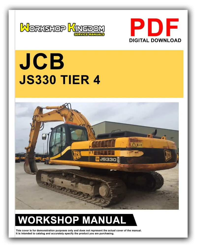 JCB JS300 JS330 JS370 TIER 4 Workshop Manual