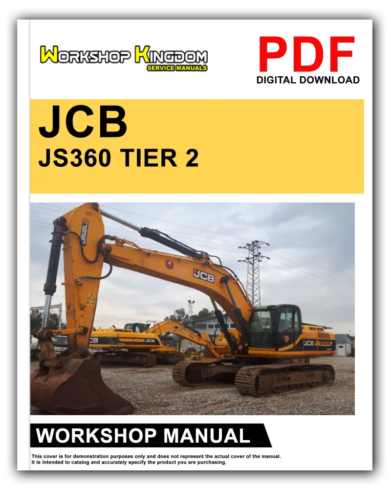 JCB JS300 JS330 JS360 370 T2 Workshop Manual