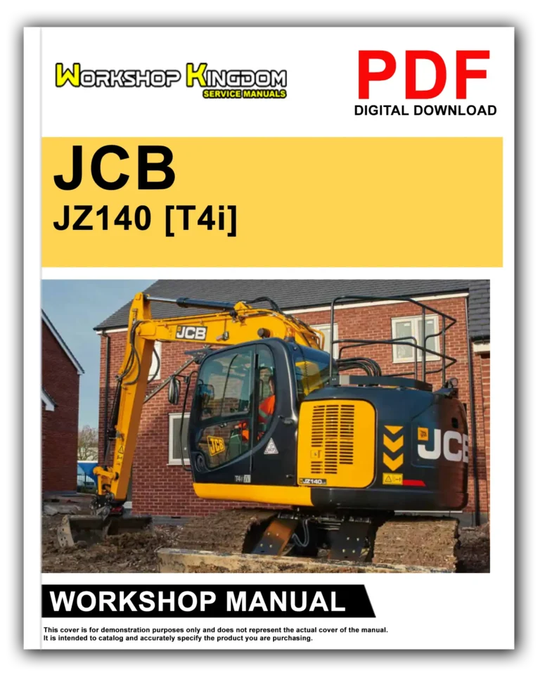JCB JZ140 [T4i] JZ141 [T4F] Workshop Repair Service Manual – English – PDF Download