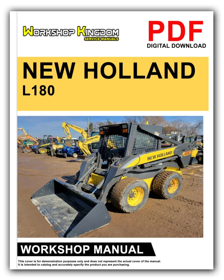 NEW HOLLAND L180-185-190 C185-190 Workshop Repair Service Manual – English – PDF Download