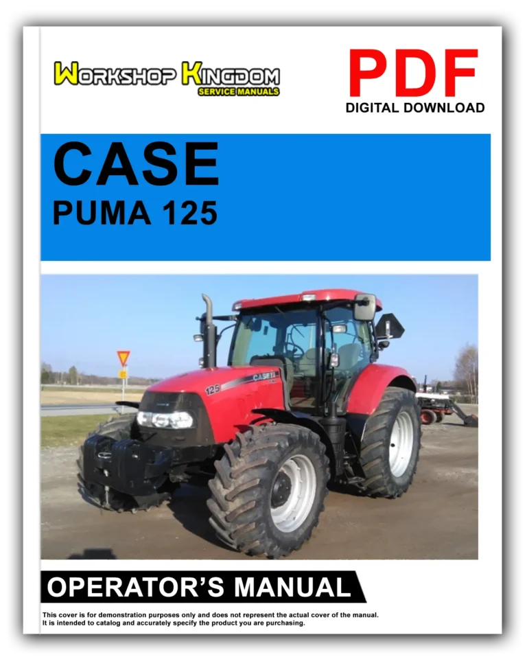 CASE PUMA 125 PUMA 140 PUMA 155 MULTICONTROLLER Operator’s Manual – English – PDF Download