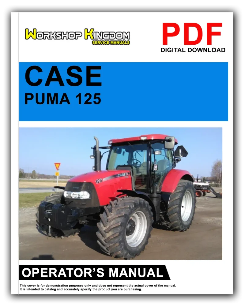 CASE PUMA 125 140 155 MULTICONTROLLER Operator's Manual
