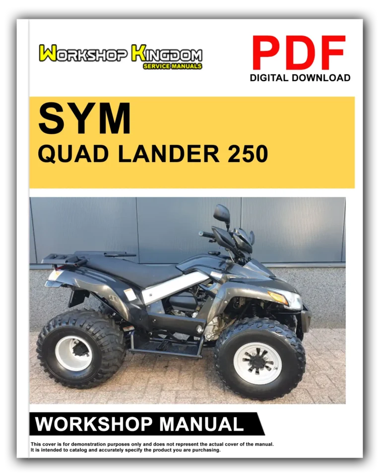 SYM QUAD LANDER 250 Workshop Repair Service Manual – English – PDF Download