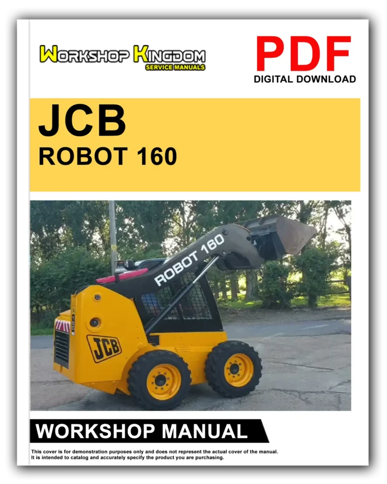 JCB ROBOT 160 170 180T Workshop Repair Service Manual – English – PDF Download