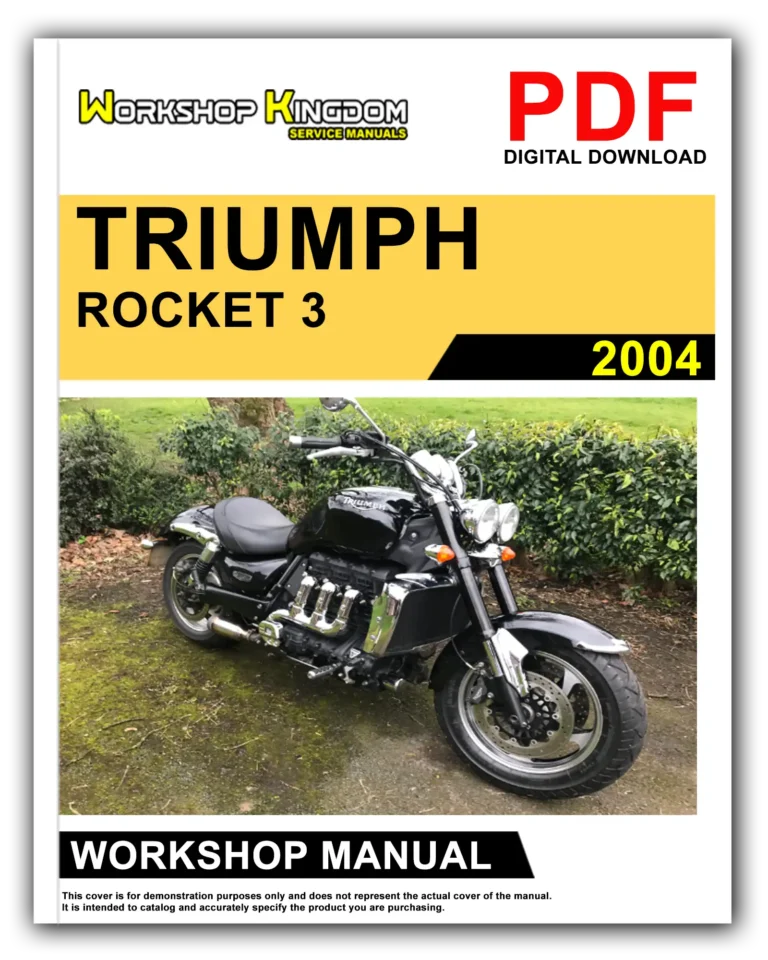 TRIUMPH ROCKET 3 III (2004) Workshop Repair Service Manual – English – PDF Download