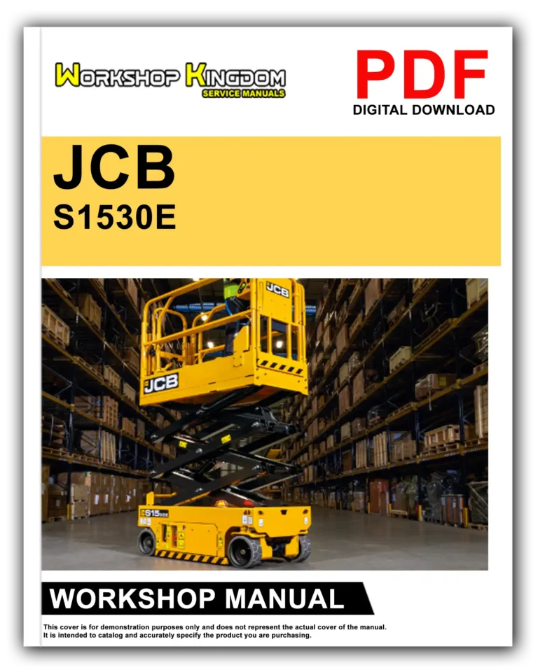JCB S1530E S1930E S2032E S2046E S2632E S2646E S3246E S4046E S4550 Workshop Repair Service Manual – English – PDF Download