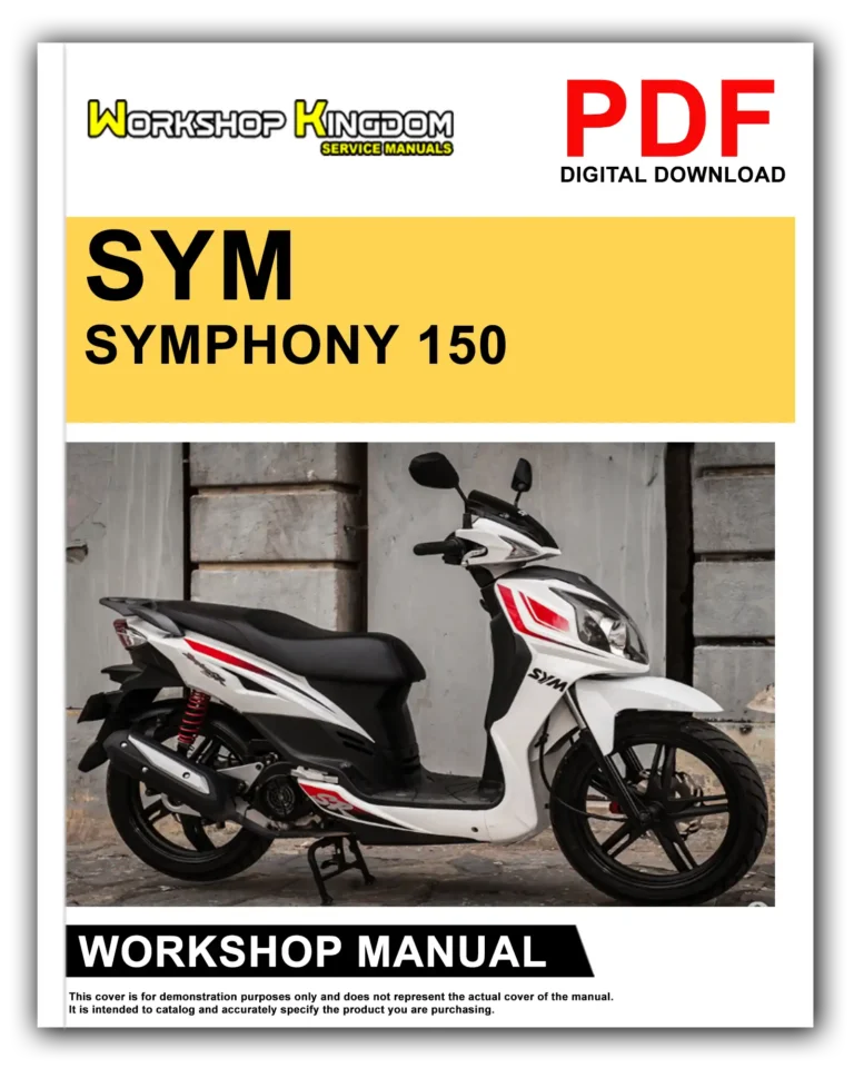 SYM SYMPHONY 150 Workshop Repair Service Manual – English – PDF Download