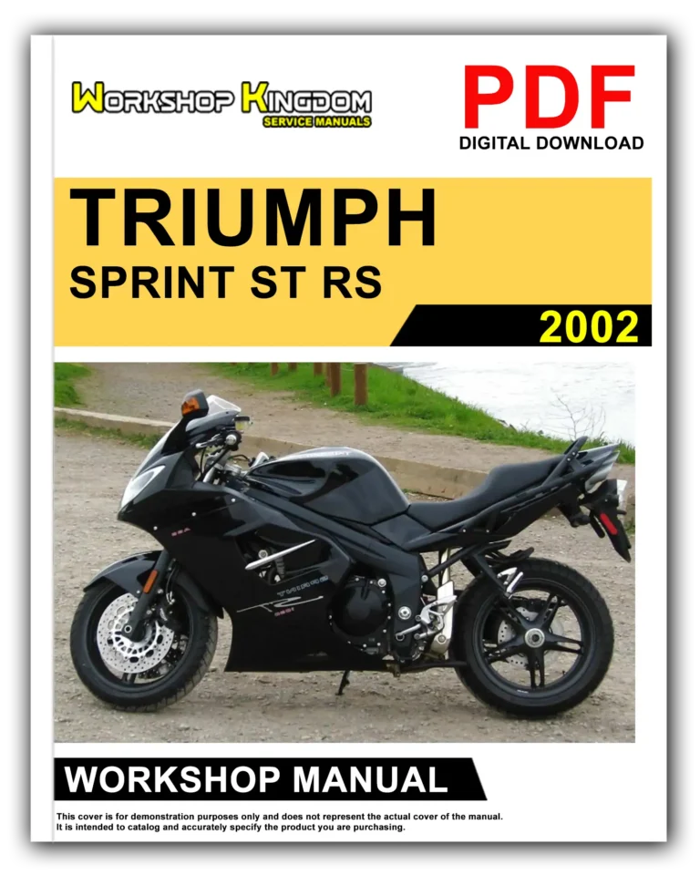 TRIUMPH SPRINT ST RS (2002) Workshop Repair Service Manual – English – PDF Download