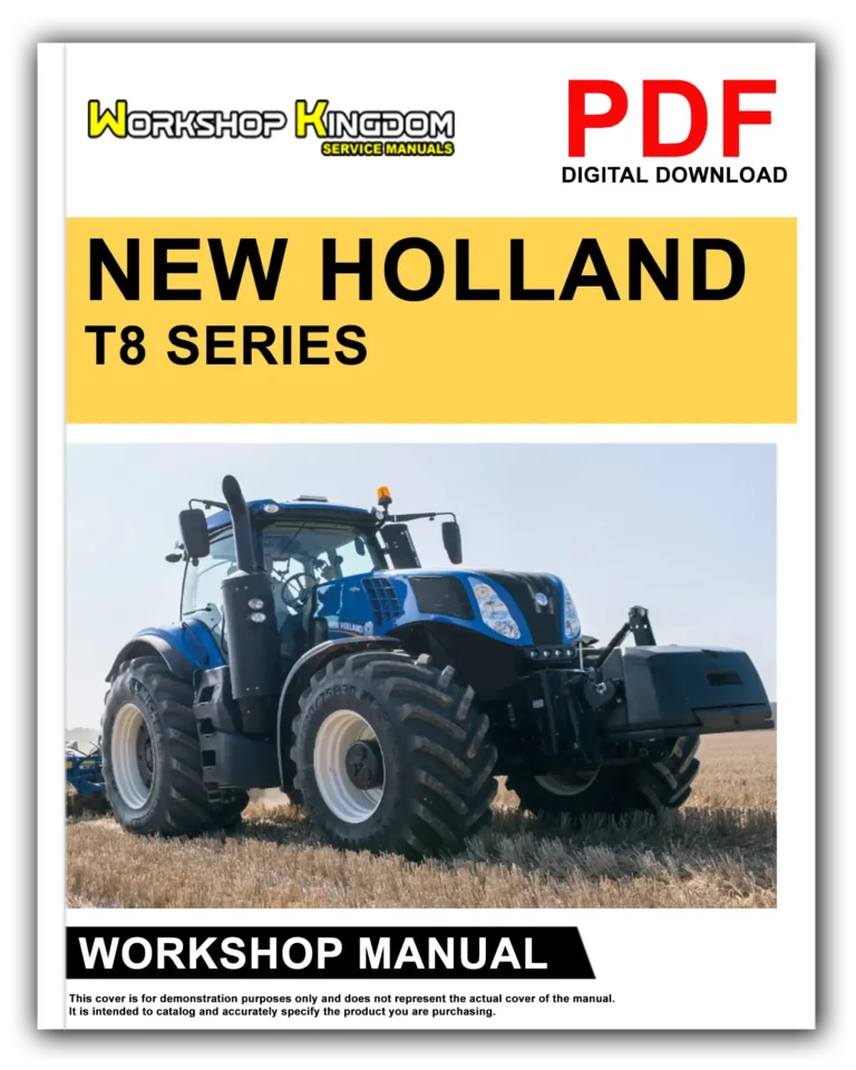 NEW HOLLAND T8 T8.320 T8.350 T8.380 T8.410 T8.435 Workshop Repair Service Manual – English – PDF Download