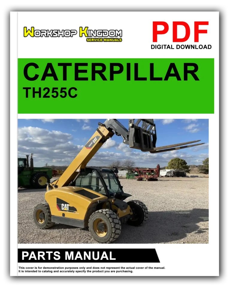 CATERPILLAR TH255C Spare Parts Catalogue Manual – English – PDF Download